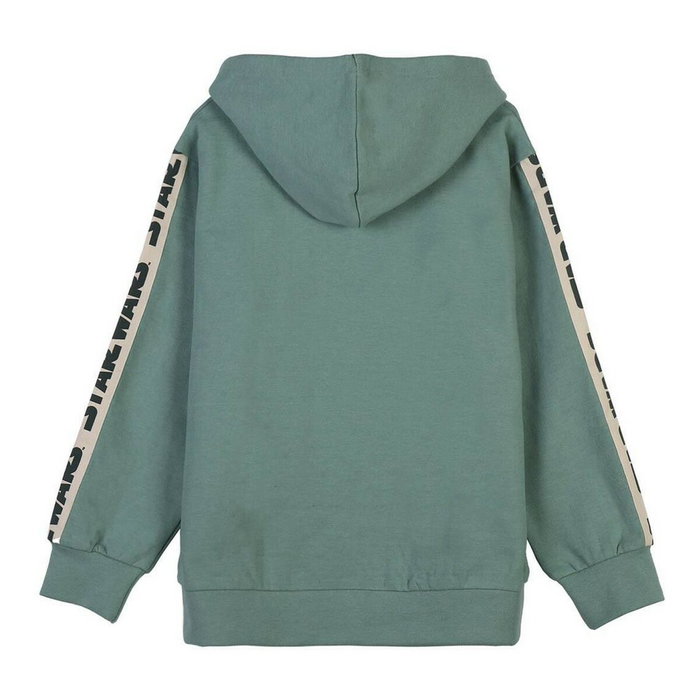 Sweat à capuche enfant The Mandalorian Vert 12 ans