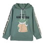 Sweat à capuche enfant The Mandalorian Vert 12 ans