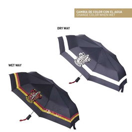 Cerdá T53C - Parapluie automatique changeant de couleur Harry Potter - 53 cm - Noir