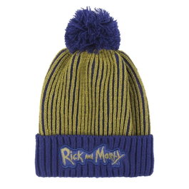 Cerdá Bonnet en Tricot avec Pompon Rick et Morty - Dark Green