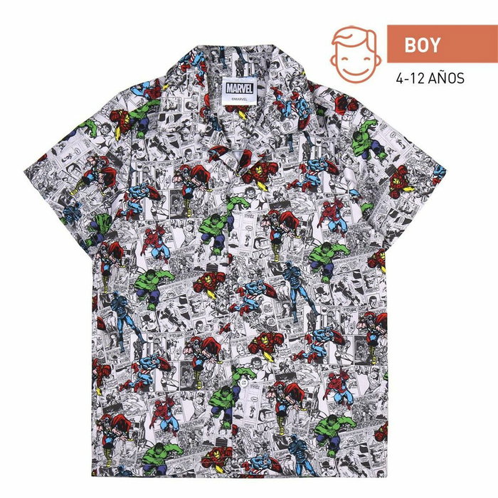 Chemise Marvel Gris clair 10 ans Chemise Marvel Gris clair 10 ans