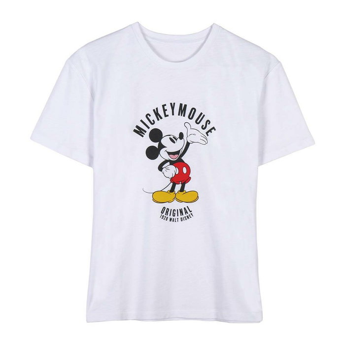 Mickey Mouse T-shirt à manches courtes blanc XS Mickey Mouse T-shirt à manches courtes blanc XS