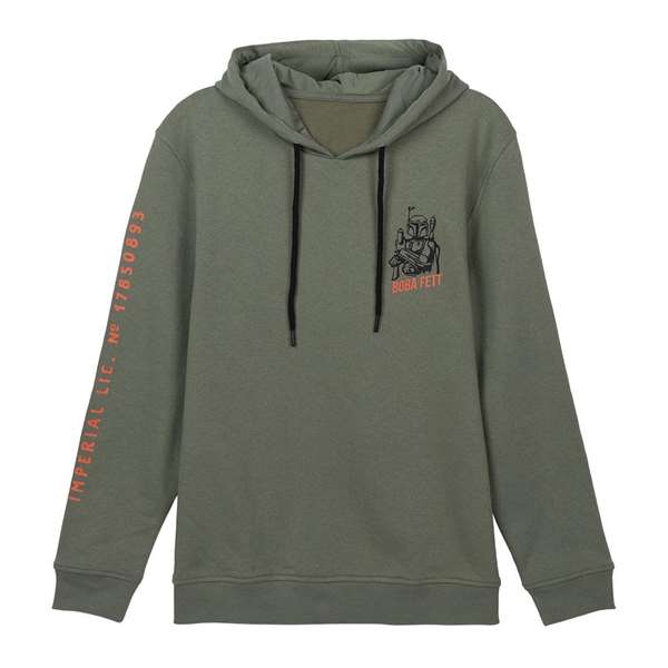 Star Wars Sweat-shirt à capuche coton brushed The Mandalorian adulte - Vert foncé - Taille S Star Wars Sweat-shirt à capuche coton brushed The Mandalorian adulte - Vert foncé - Taille S