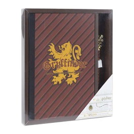Set de Papeterie Harry Potter Gryffindor - Coffret Cadeau - Papier et Plastique - Dimensions : 22,0 x 22,0 x 2,5 cm