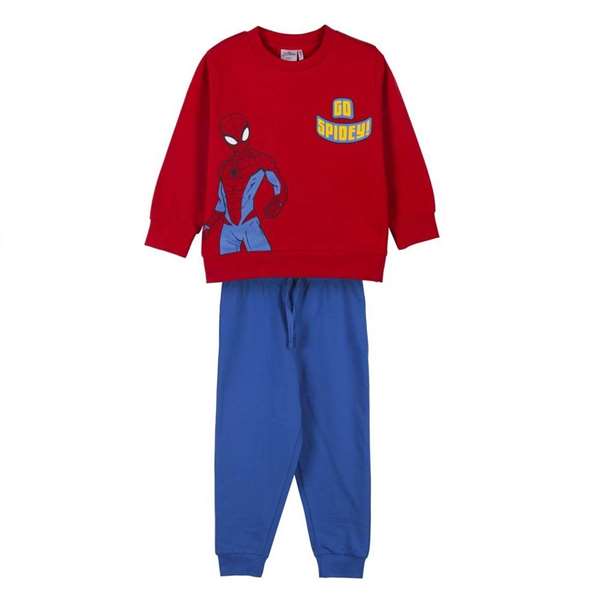 CERDÁ - Sweat-shirt à capuche Spider-Man pour enfant - Taille 7 ans (7-8 ans) - Rouge