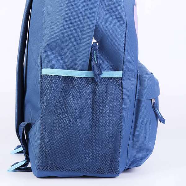 Disney Sac à dos Casual Stitch - Polyester 100% - Pour Enfants et Adolescents (12-16 ans) - Bleu