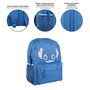 Disney Sac à dos Casual Stitch - Polyester 100% - Pour Enfants et Adolescents (12-16 ans) - Bleu