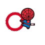 Cerdá Mordedor pour chien Spider-Man jouet à mâcher en caoutchouc 7 x 12.5 x与合作者确立战略伙伴关系