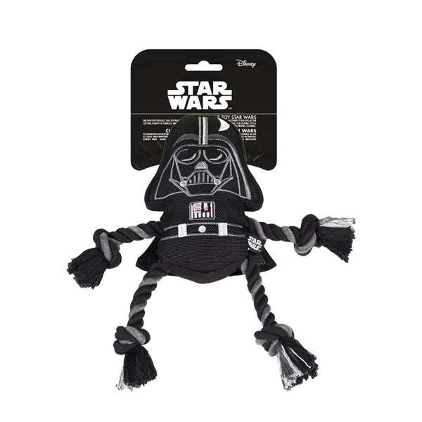 Star Wars Cerdá Cuerda Dental Pour Chien Darth Vader Jouet À Mâcher - Noir