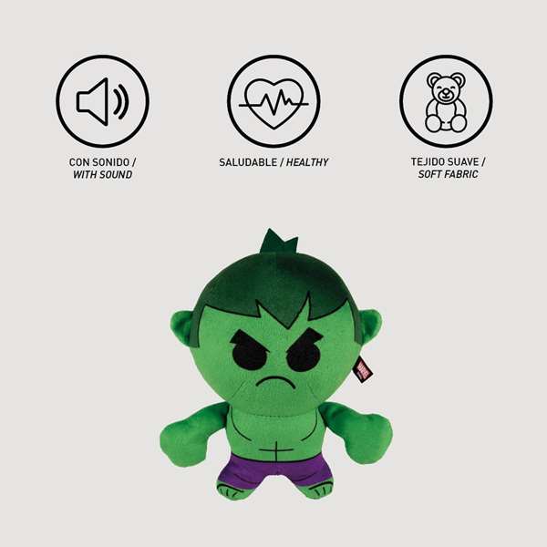 Cerdá Peluche Avengers pour Chien, Jouet d'Intérieur et d'Extérieur, 13 x 18 x 22 cm, Vert, Recommandé à partir de 3 Ans Cerdá Peluche Avengers pour Chien, Jouet d'Intérieur et d'Extérieur, 13 x 18 x 22 cm, Vert, Recommandé à partir de 3 Ans