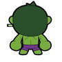 Cerdá Peluche Avengers pour Chien, Jouet d'Intérieur et d'Extérieur, 13 x 18 x 22 cm, Vert, Recommandé à partir de 3 Ans