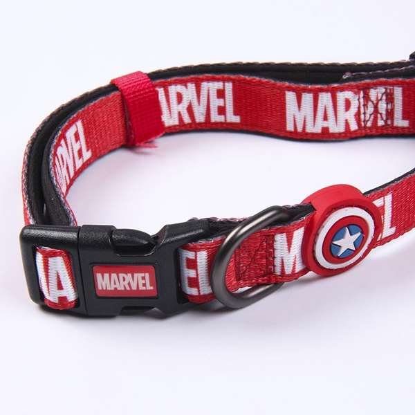 Marvel T1XXS Collier premium pour chien XXS/XS Petite taille, couleur Rouge Marvel T1XXS Collier premium pour chien XXS/XS Petite taille, couleur Rouge