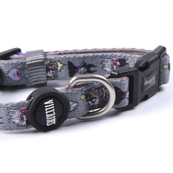 Disney Villanas T2XS Collar Premium pour Chiens - Taille XS/S, Couleur Gris