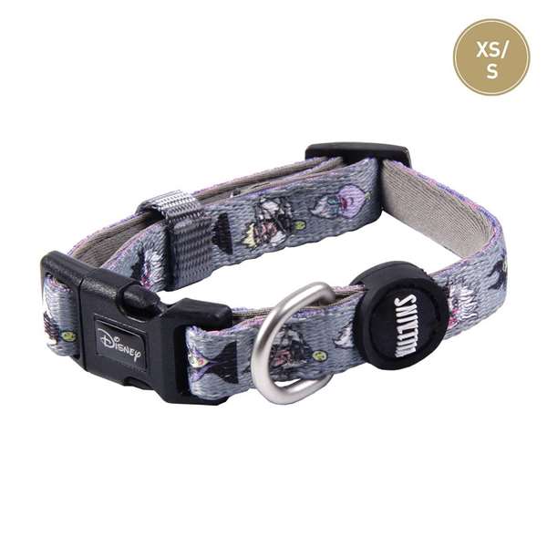 Disney Villanas T2XS Collar Premium pour Chiens - Taille XS/S, Couleur Gris