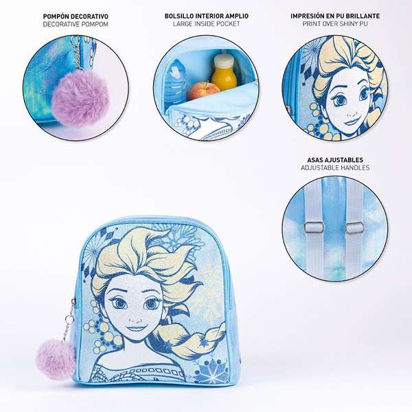 Cerdà Mochila Infantil Brillante Frozen - Sac à Dos Loisirs Enfants 3-8 Ans - Bleu - Matériau PU 100% Cerdà Mochila Infantil Brillante Frozen - Sac à Dos Loisirs Enfants 3-8 Ans - Bleu - Matériau PU 100%