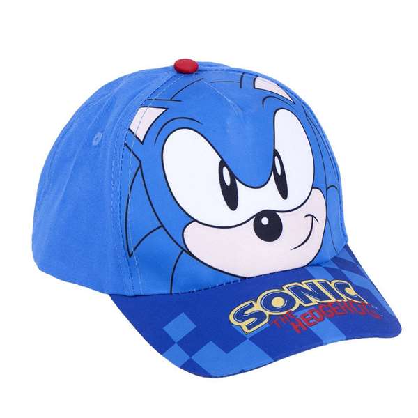 Cerdà Sonic - Gorra y gafas de sol - Casquette et lunettes de soleil Sonic - Pour enfants 3-8 ans - Taille 53 cm - Bleu