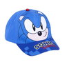 Cerdà Sonic - Gorra y gafas de sol - Casquette et lunettes de soleil Sonic - Pour enfants 3-8 ans - Taille 53 cm - Bleu