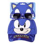 Cerdà Sonic - Gorra y gafas de sol - Casquette et lunettes de soleil Sonic - Pour enfants 3-8 ans - Taille 53 cm - Bleu