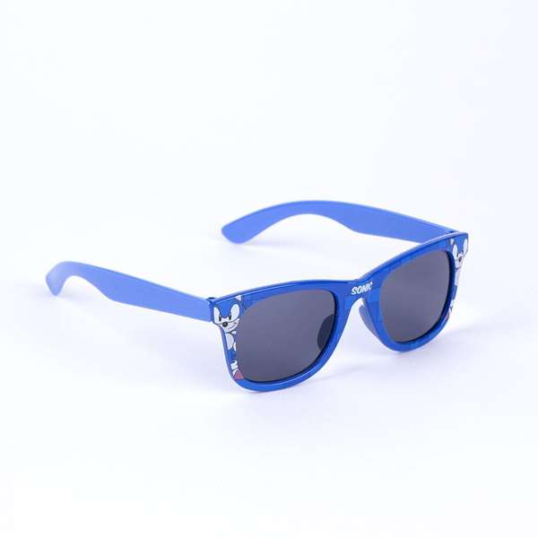 Cerdà Sonic - Gorra y gafas de sol - Casquette et lunettes de soleil Sonic - Pour enfants 3-8 ans - Taille 53 cm - Bleu