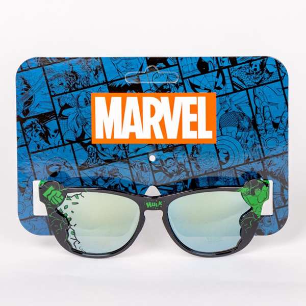 Cerdà Lunettes de soleil pour enfants Avengers Hulk Premium - Verres en plastique (PC/acrylique), couleur verte, âge 3-8 ans