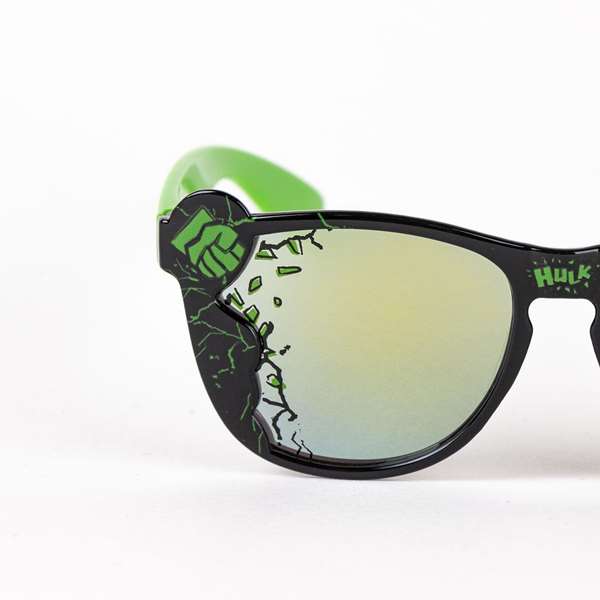 Cerdà Lunettes de soleil pour enfants Avengers Hulk Premium - Verres en plastique (PC/acrylique), couleur verte, âge 3-8 ans