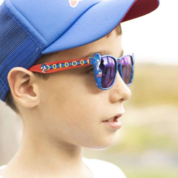 Cerdá - Lunettes de soleil pour enfant Premium Sonic 13 x 5 x 12.5 cm - Âge 3-8 ans - Bleu - Matériau PC / Acrylique Cerdá - Lunettes de soleil pour enfant Premium Sonic 13 x 5 x 12.5 cm - Âge 3-8 ans - Bleu - Matériau PC / Acrylique