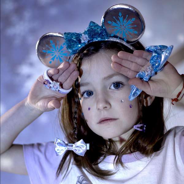 Cerdá - Accessoires cheveux barrettes 3 pièces Frozen thème La Reine des Neiges - Bleu - 8.0 x 12.5 x explain.0 cm - Pour enfants à partir de 3 ans