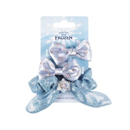 Cerdá Accessoires Pelo Lazos Frozen 3 Pièces Bleu