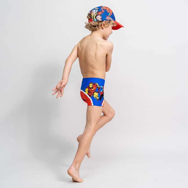 Cerdá - Casquette à visière courbée Avengers - Pour enfants (3-8 ans) - Polyester 100% - Disponible en bleu Cerdá - Casquette à visière courbée Avengers - Pour enfants (3-8 ans) - Polyester 100% - Disponible en bleu