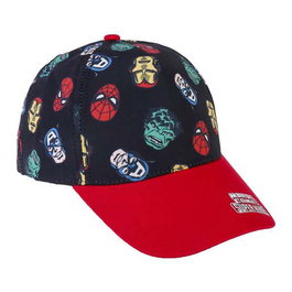 Cerdá Gorra Visera Curva Marvel - Casquette à visière courbe pour enfant (3-8 ans) - Couleur grise - 83% polyester / 17% coton
