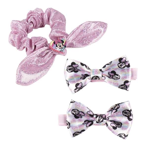 Cerdá Accessoires Cheveux 3 Barrettes Minnie pour Enfant, Lot de 3, Dimensions 8.0 x 12.5 x 1.0 cm