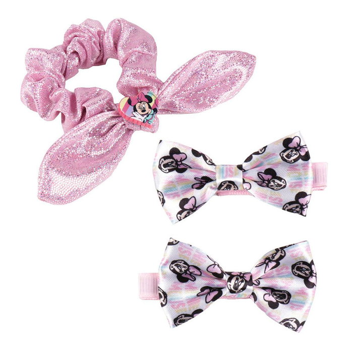 Cerdá Accessoires Cheveux 3 Barrettes Minnie pour Enfant, Lot de 3, Dimensions 8.0 x 12.5 x 1.0 cm