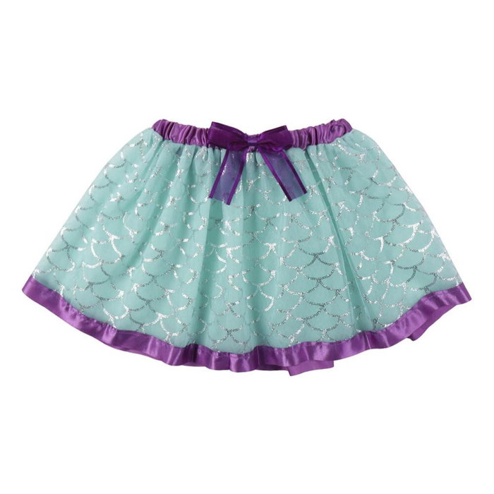 Disney Ensemble de déguisement Ariel - Tutu et Serre-tête Turquoise