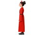Déguisement Démoniaque pour Fille - Costume Halloween Rouge avec Robe et Diadème Cornes - Taille Enfant 10-12 Ans - Polyester