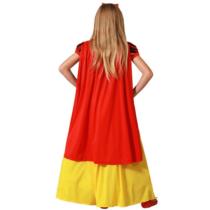 Déguisement Princesse de Conte pour Enfant Fille, Robe et Cape 10-12 Ans