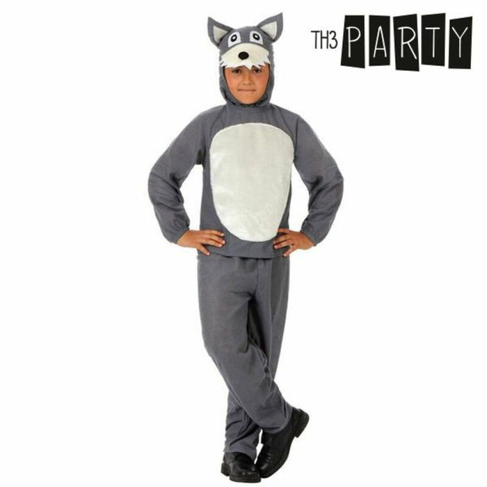 Th3 Party Déguisement Loup Gris pour Enfants (7-9 Ans) Th3 Party Déguisement Loup Gris pour Enfants (7-9 Ans)
