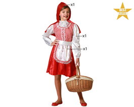 Atosa Déguisement Petite Chaperon Rouge Enfant Rouge 10-12 ans