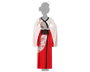 Atosa Déguisement Geisha Femme Adulte Rouge