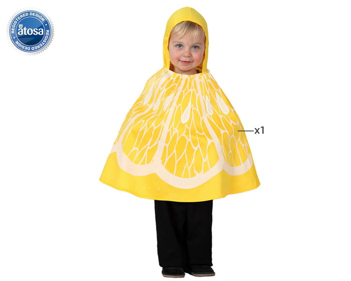 Costume de bébé Citron Original pour enfant, Taille Unique, Unisexe, Composition Polyester, Jaune, Thématique Fruit et Légume Costume de bébé Citron Original pour enfant, Taille Unique, Unisexe, Composition Polyester, Jaune, Thématique Fruit et Légume