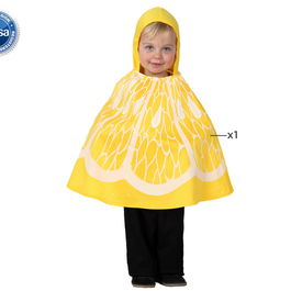 Costume de bébé Citron Original pour enfant, Taille Unique, Unisexe, Composition Polyester, Jaune, Thématique Fruit et Légume