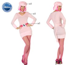 Th3 Party Déguisement Chien Rose Femme Adulte XS/S