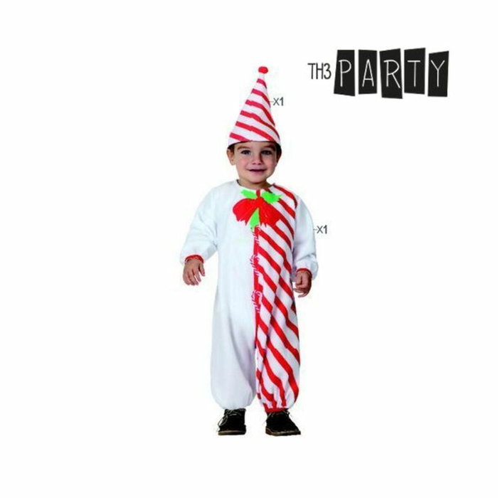 BigBuy Carnival Déguisement Sucre d'Orge pour Bébé - Blanc (6-12 mois) moving