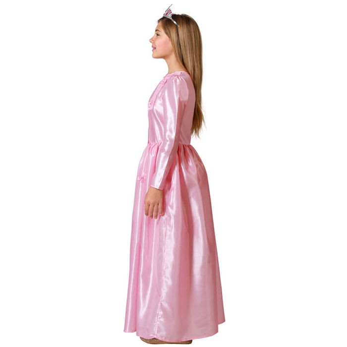 Déguisement Princesse Rose avec Motifs Papillons pour Fille Enfant - 5-6 Ans - Costume de Fête 2 Pièces en Polyester