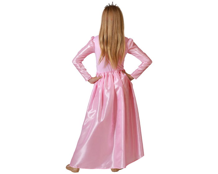 Fantasía Disfraz Princesa Rose et Papillons, Ensemble 2 Pièces pour Enfant Fille 3-4 Ans