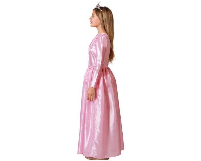 Fantasía Disfraz Princesa Rose et Papillons, Ensemble 2 Pièces pour Enfant Fille 3-4 Ans