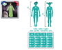 Th3 Party Déguisement Alien vert en tunique pour enfant, 5-6 Ans