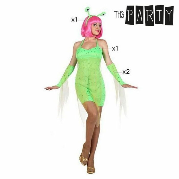 Th3 Party Déguisement Alien Femme Vert M/L Th3 Party Déguisement Alien Femme Vert M/L