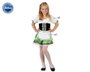Disfraz Aleman Costume Allemand Fille Enfant Vert 3-4 Ans - 2 Pièces (Robe et Tablier) en Polyester pour Carnaval