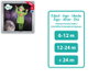 Déguisement Bébé Alien Vert Ensemble avec Capuche 2 Pièces pour Fille ou Garçon Taille 0-6 Mois - Univers Espace