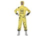 Déguisement Halloween Homme Adulte de Singe Épidémie, Taille M-L, Jaune, en Polyester